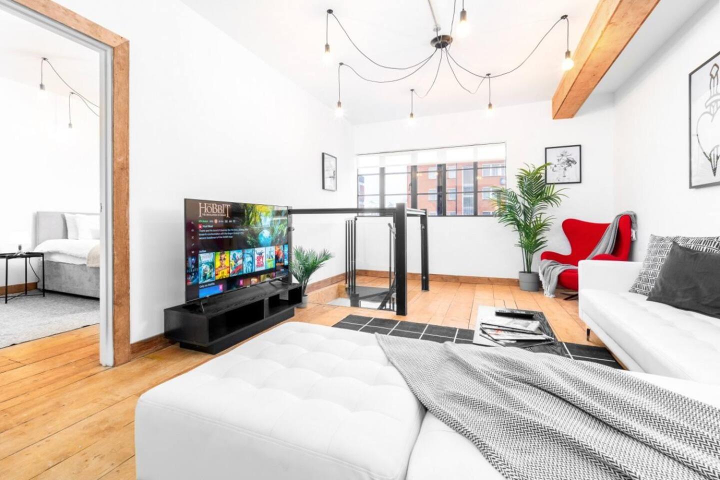 Loft Style Apartment - Near City Centre - Smart Tv- Wifi - Parking - Top Rated - 3Nt 伯明翰 外观 照片