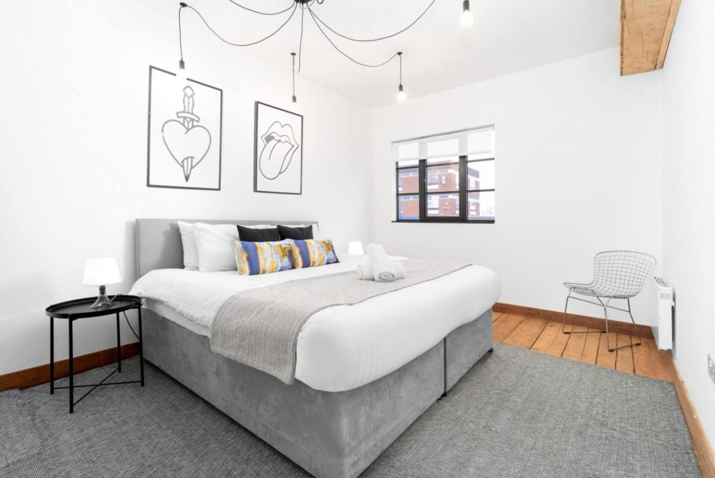 Loft Style Apartment - Near City Centre - Smart Tv- Wifi - Parking - Top Rated - 3Nt 伯明翰 外观 照片