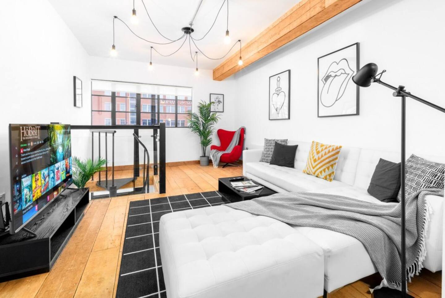 Loft Style Apartment - Near City Centre - Smart Tv- Wifi - Parking - Top Rated - 3Nt 伯明翰 外观 照片